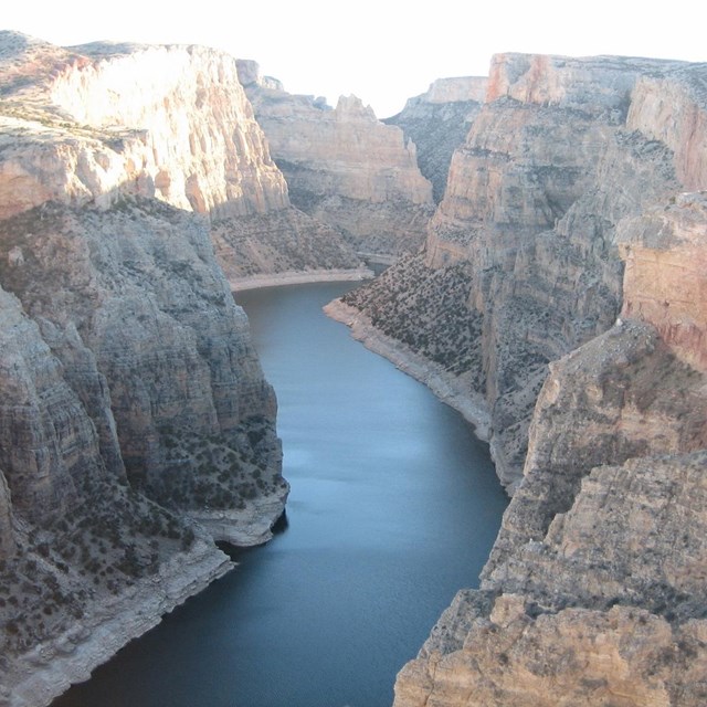 River through the canyon